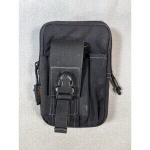 Reebow Gear Black Bag Satchel 6x4x1 Attachment Cordura